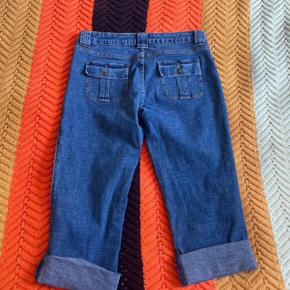 Y2K low rise capris with back pockets on front! - Picture 13 of 13